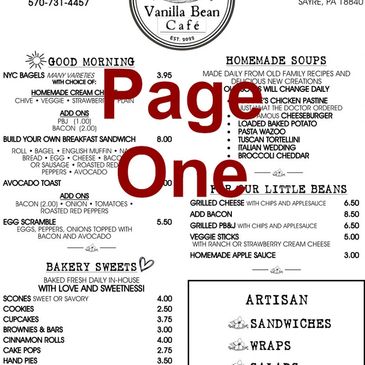 Vanilla Bean Cafe Pa